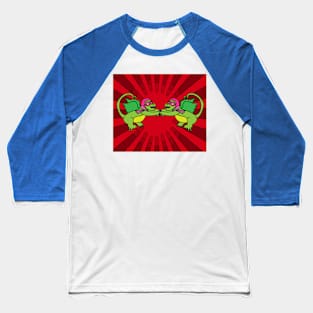 Kite Motif Child Funny Kite Baseball T-Shirt